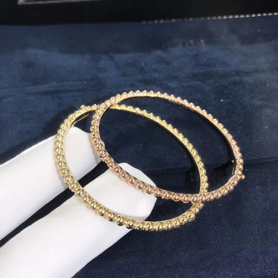 VCA Perlée pearls of 18k yellow gold bracelet medium model